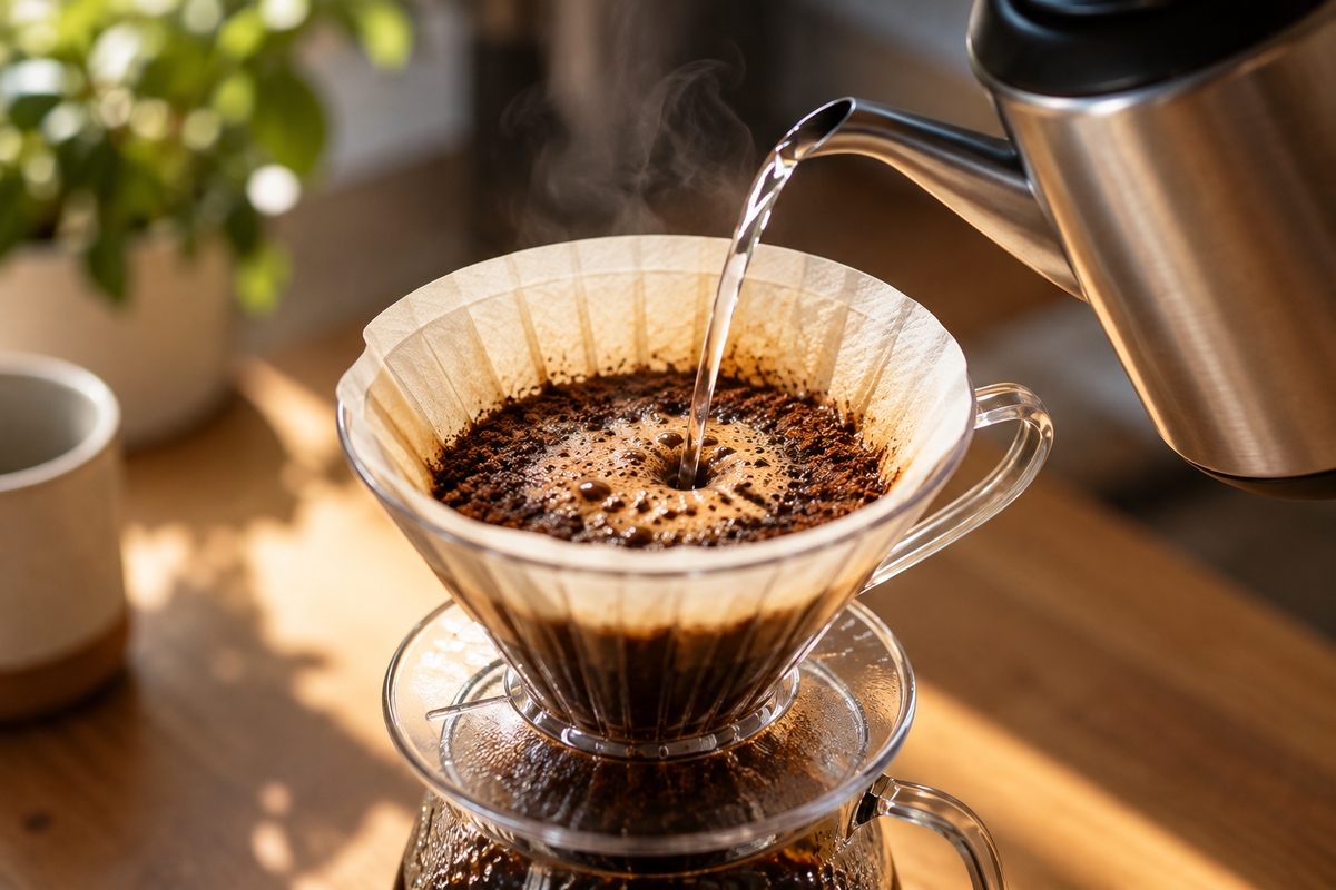 Why Your Pour-Over Coffee Tastes Bitter (And How to Fix It Without a Gooseneck Kettle)